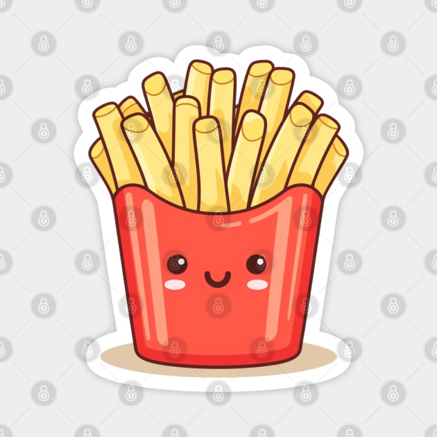 Cute French Fries Magnet by Prism Chalk House