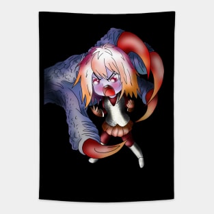 the warrior and the dragon claw Tapestry