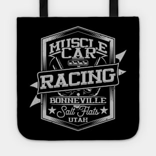 Muscle Car Racing Bonneville Salt Flats Utah Tote