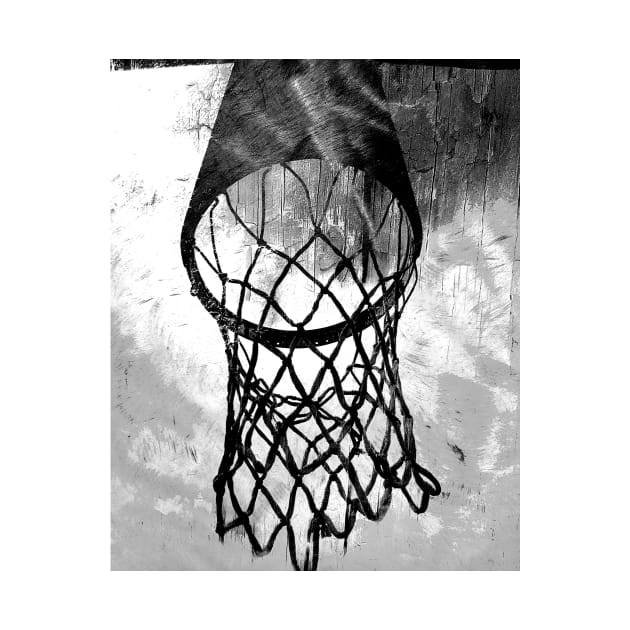 Basketball art print swoosh 41- black and white basketball art by takumipark