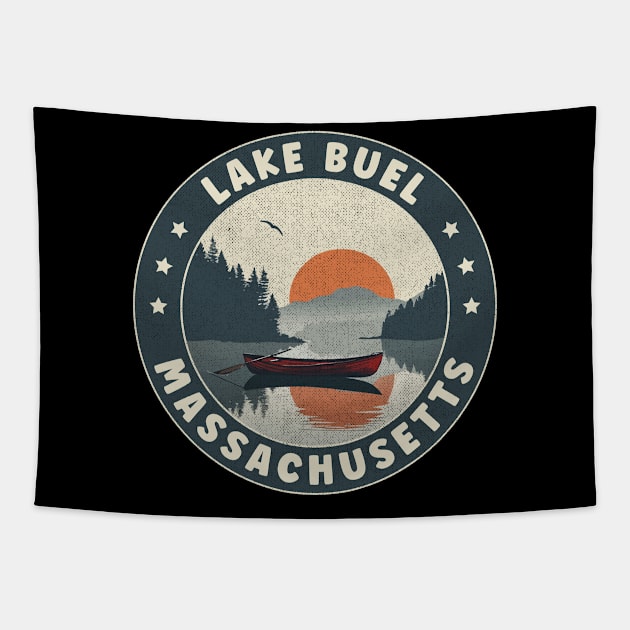 Lake Buel Massachusetts Sunset Tapestry by turtlestart