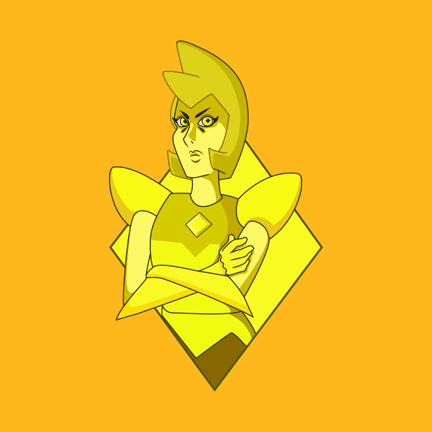 Yellow Diamond by necromancress