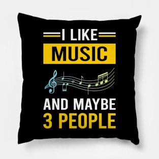 3 People Music Pillow