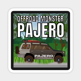 Off road Monster Pajero Magnet