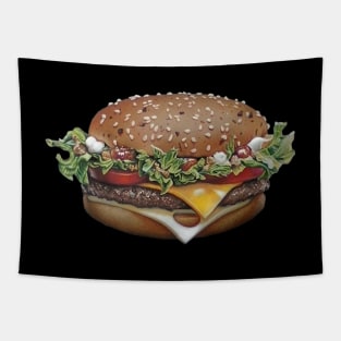 hamburger Drawing Tapestry