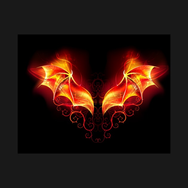 Fire Dragon Wings by Blackmoon9