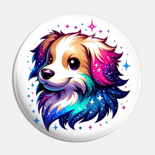 Cute Furry Dog Face Pin