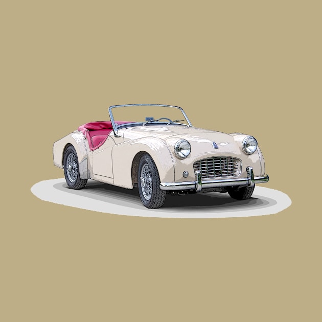 1957 Triumph TR3 by Macy's Garage