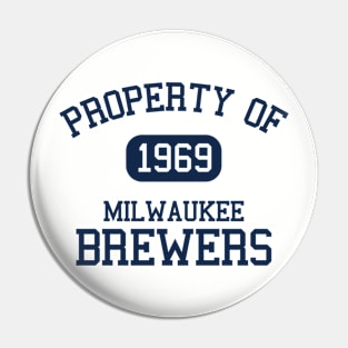 Property of Milwaukee Brewers Pin