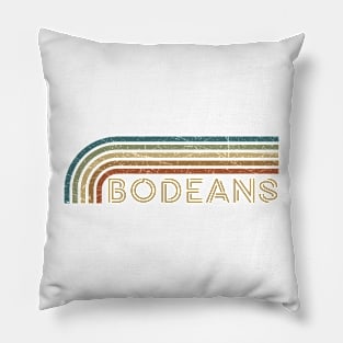 BoDeans Retro Stripes Pillow