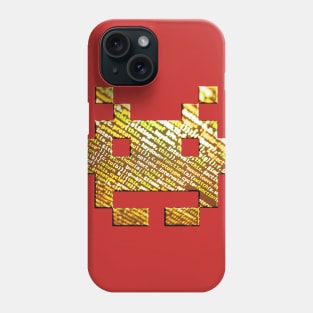 Code-invader (Yellow) Phone Case