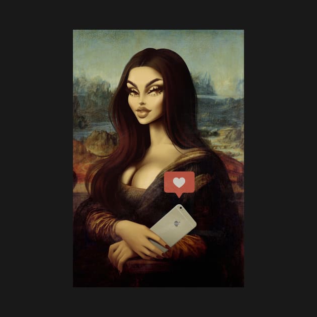 Mona Lisa is not the same by MissBibishka