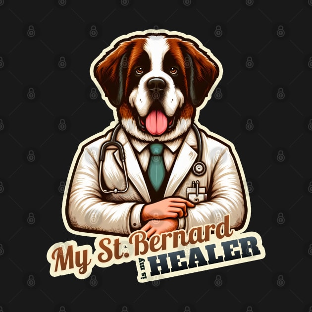 Doctor St. Bernard by k9-tee