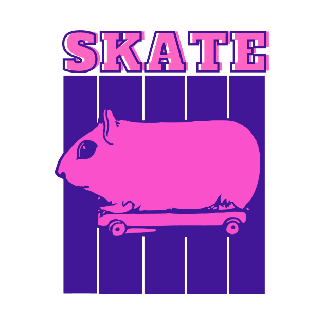 SKATE Guinea Pig by RaisedbyHamsters