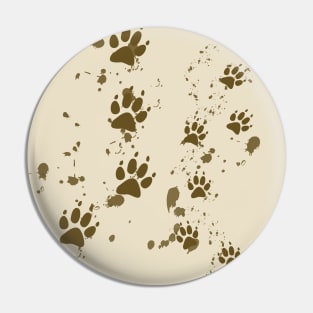 Wolf Tracks Pin