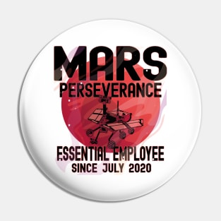 Mars Perseverance Vehicle Essential Employee Space Exploration Pin