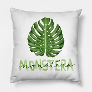 Monstera Deliciosa Pillow