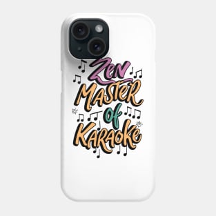 Zen Master Karaoke Japan - Japanese Vintage Funny Phone Case