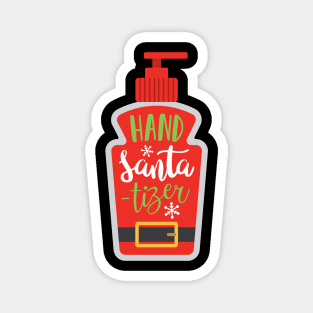 Hand Santa tizer Magnet