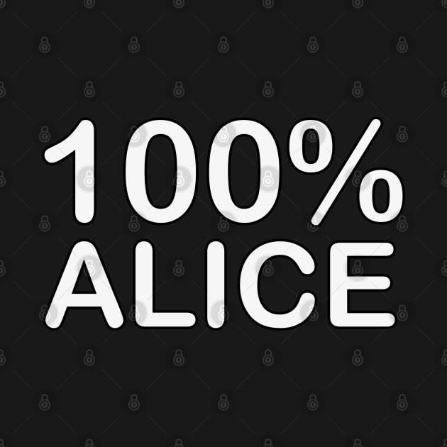 Alice name wife birthday gifts from husband what i love. by BlackCricketdesign