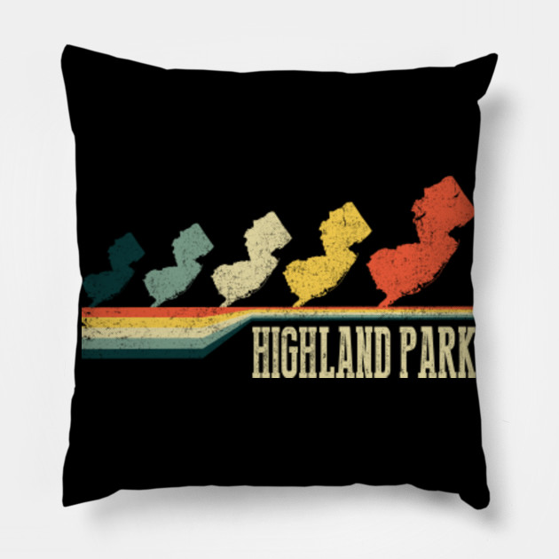 Highland Park Retro Vintage Style New Jersey State T Shirt