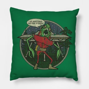 Us Martians Go For Stereo 1980 Pillow