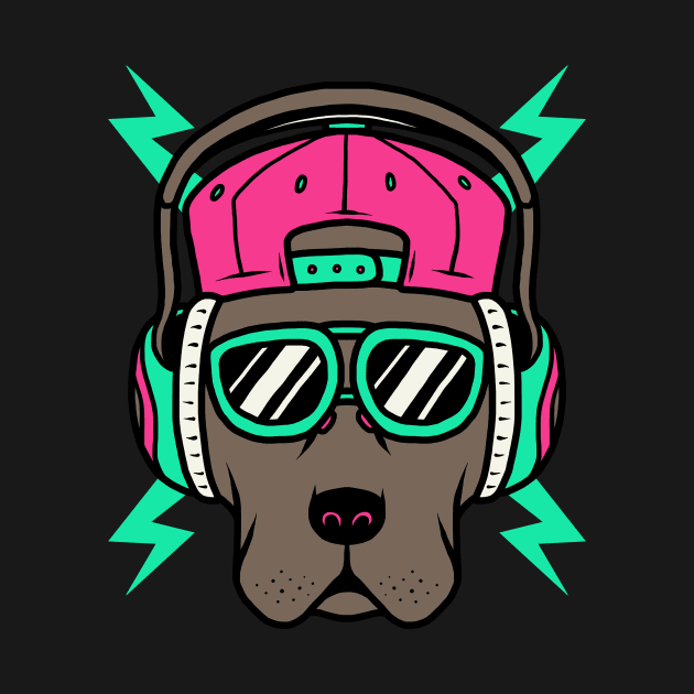 Cool Dog by CyberpunkTees