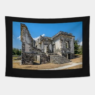 Aipelo Prison Ruins Tapestry