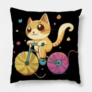 Purrfect Pedal Crafter Pillow