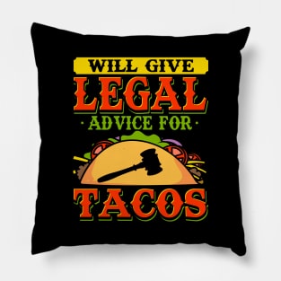 Will Give Legal Advice Lawyer Pillow