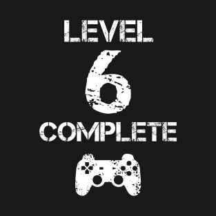 Level 6 Complete T-Shirt - Celebrate 6th Wedding - Gift T-Shirt