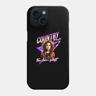 taylor //retro vector neon v1 Phone Case