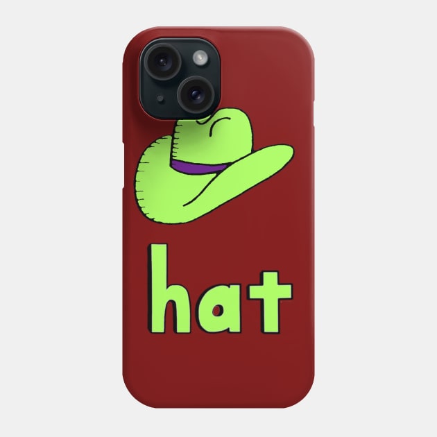 This is a HAT Phone Case by roobixshoe