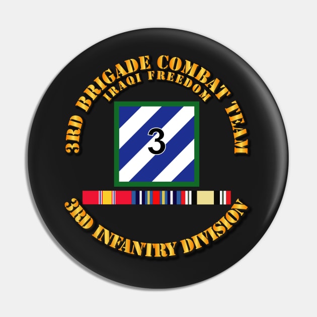 3rd BCT, 3rd ID - OIF w Svc Ribbons Pin by twix123844