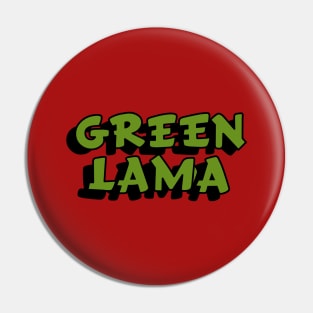 Green Lama Pin