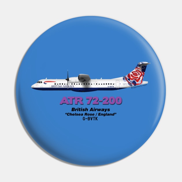 Avions de Transport Régional 72-200 - British Airways "Chelsea Rose / England" Pin by TheArtofFlying