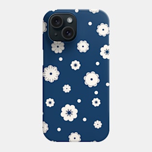 Snow and flowers Phone Case