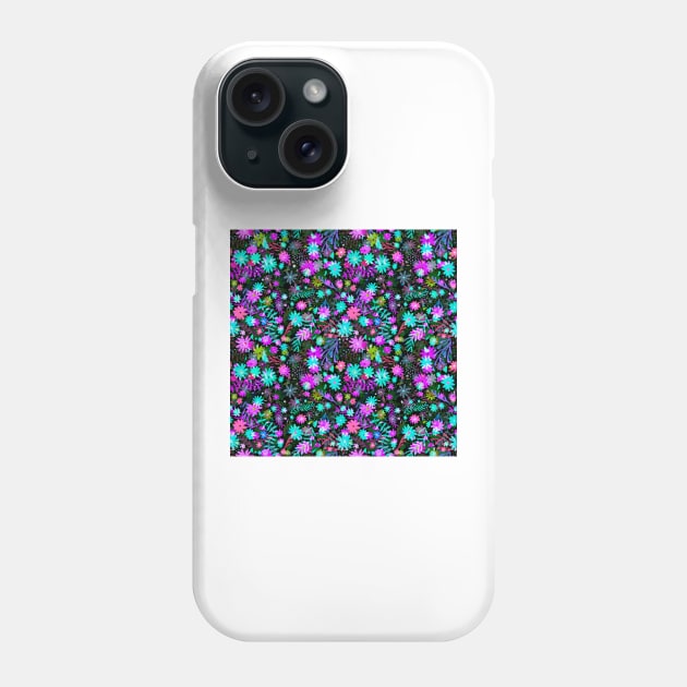 Ditsy Obsessed Phone Case by Kamaloca