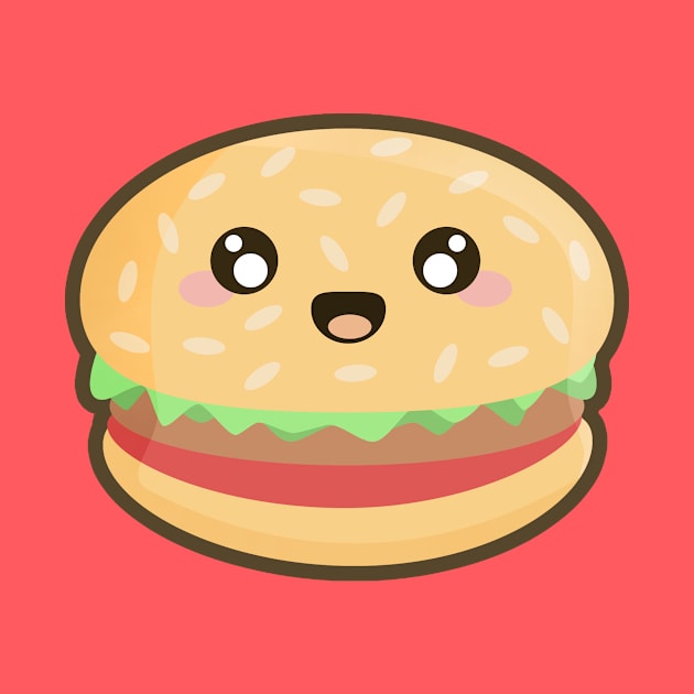 Kawaii Hamburger by KawaiiNir