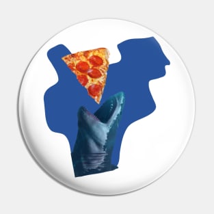 The shark eats the pizza Pin