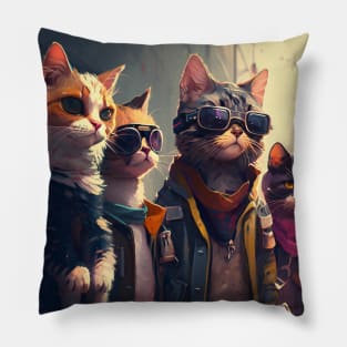 Cool Cats Pillow