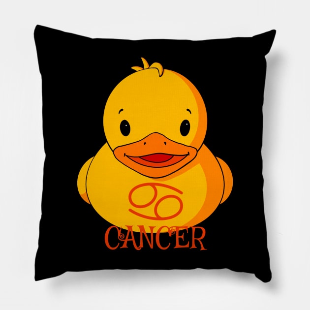 Cancer Rubber Duck Pillow by Alisha Ober Designs