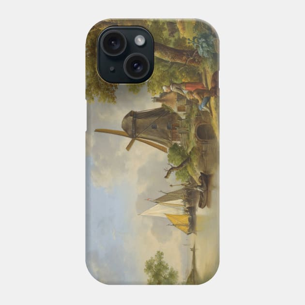 A Summer Landscape by Jan van Os Phone Case by Classic Art Stall