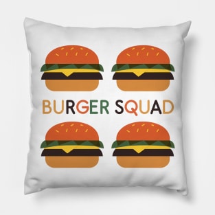 Burger Squad Pillow