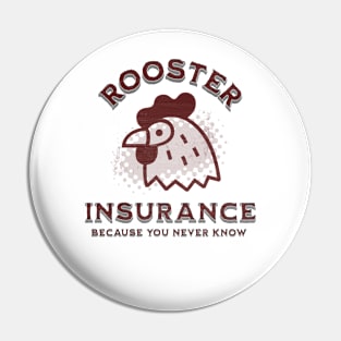 Rooster Insurance Pin