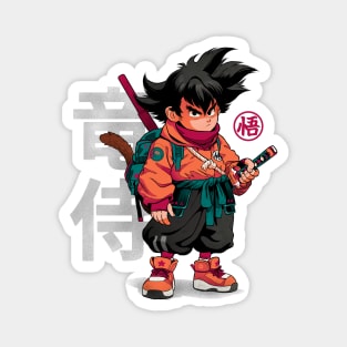 Samurai Dragon Magnet