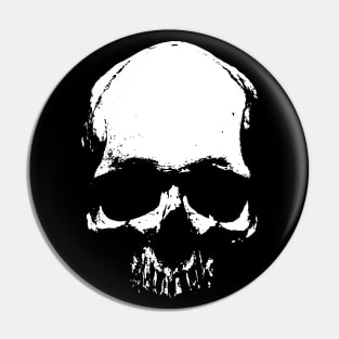 Human skull Pin