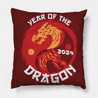 Year Of The Dragon 2024 Happy Chinese New Year Pillow