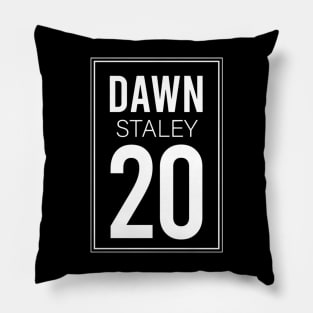 Who Loves Music Beautiful Legend Dawn Staley Vintage Pillow