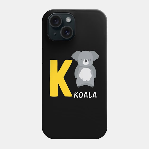 Alphabet K funny Phone Case by Kids series